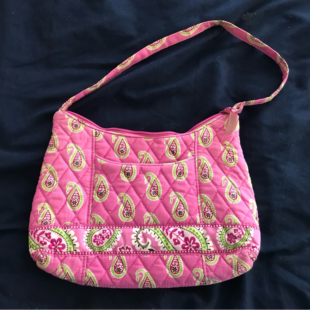 Vera Bradley small quilted handbag   Great used condition